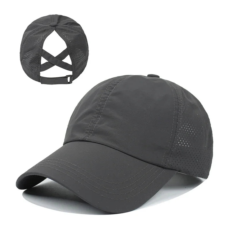 Gorra deportiva Auren Versa - detalle del tejido transpirable