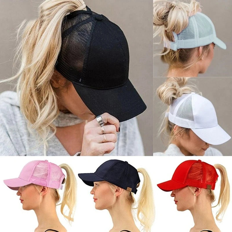 Gorra casual Auren Halo - apertura superior para moño